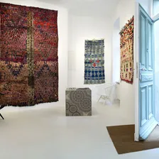 Ausstellung Berber + boucherouite Teppiche Berlin September 2012