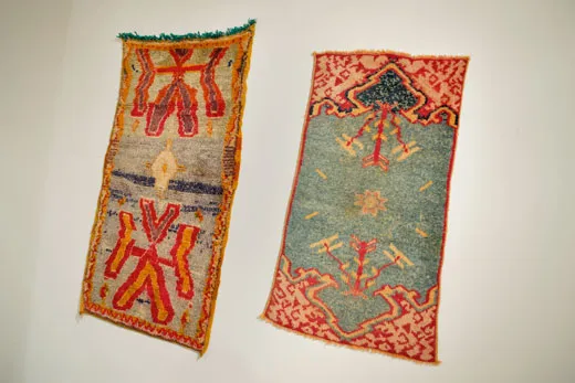 2 kleine vintage Teppiche aus Südmarokko, Ait Ouaousguite + Zenaga