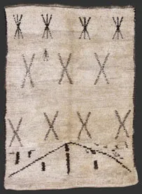 marmoucha or ait seghrouchene rug