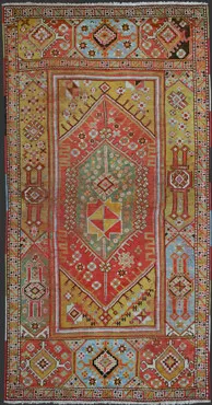 moroccan rabat carpet around 1750