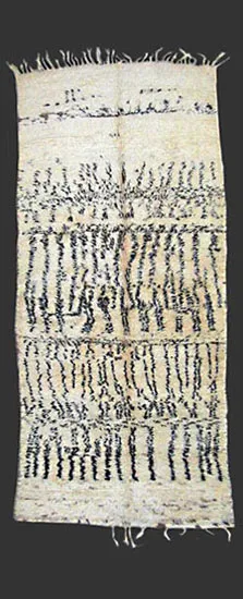 beni ouarain carpet / teppich ca. 1950