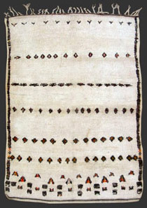 white beni mguild rug