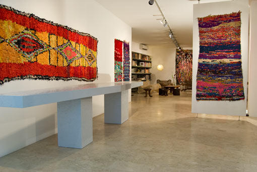 'POST PUNK PINK': large exhibition + 2nd catalogue presentation on 'boucherouite' rag rugs, October 23rd – November 20th, 2010, Graz, Austria