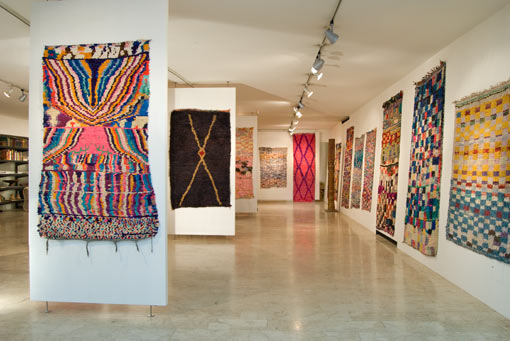 'POST PUNK PINK': large exhibition + 2nd catalogue presentation on 'boucherouite' rag rugs, October 23rd – November 20th, 2010, Graz, Austria